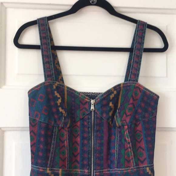 Marc by Marc Jacobs printed denim zipper dress - Picture 2 of 5